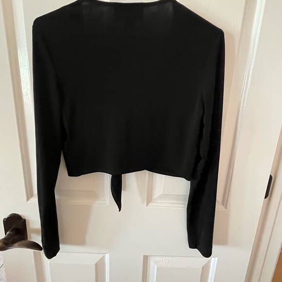 Women’s cardigan wrap black studio collection size small - Picture 3 of 3